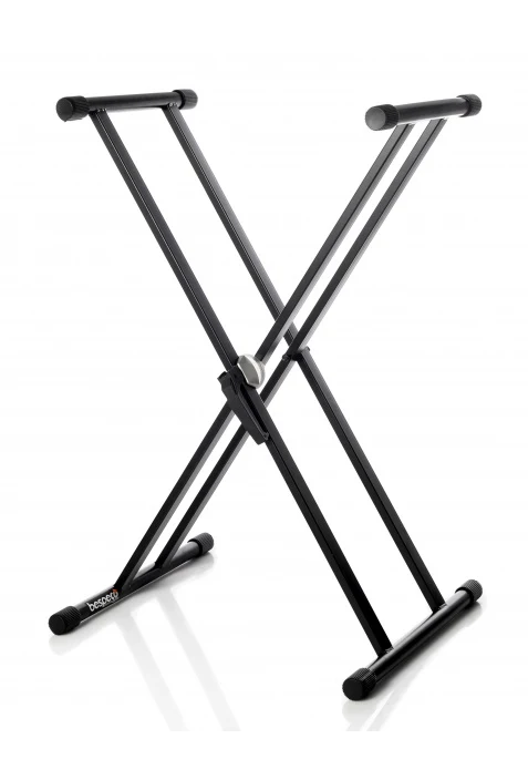 Bespeco CROCDSLS Double Braced Keyboard Stand - Image 2