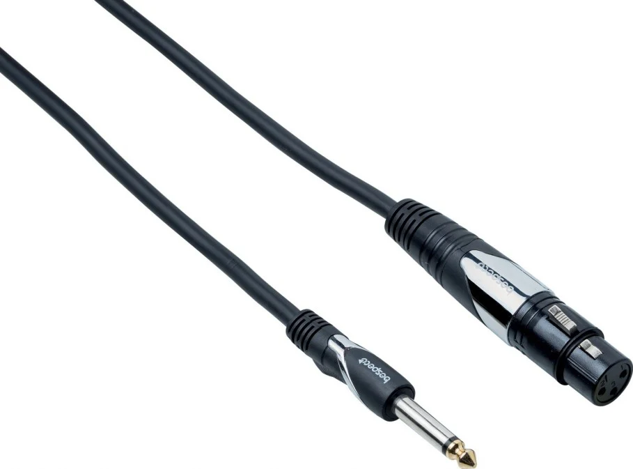 Bespeco HDJF450 High Quality Jack Mono-XLR F Cable 4.5M - Image 2