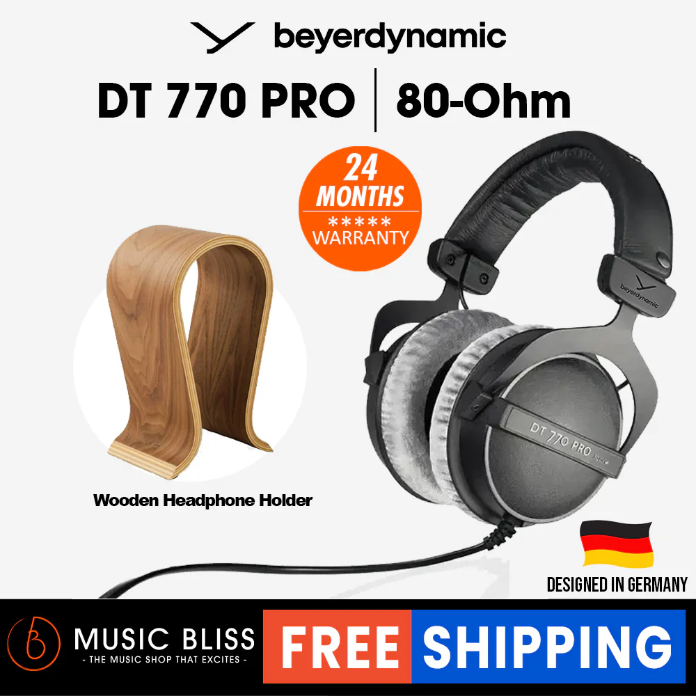 Beyerdynamic DT 770 PRO 80 Ohm Over-Ear Studio Headphones. Enclosed Design, Wired for Professional Recording and Monitoring - Image 2