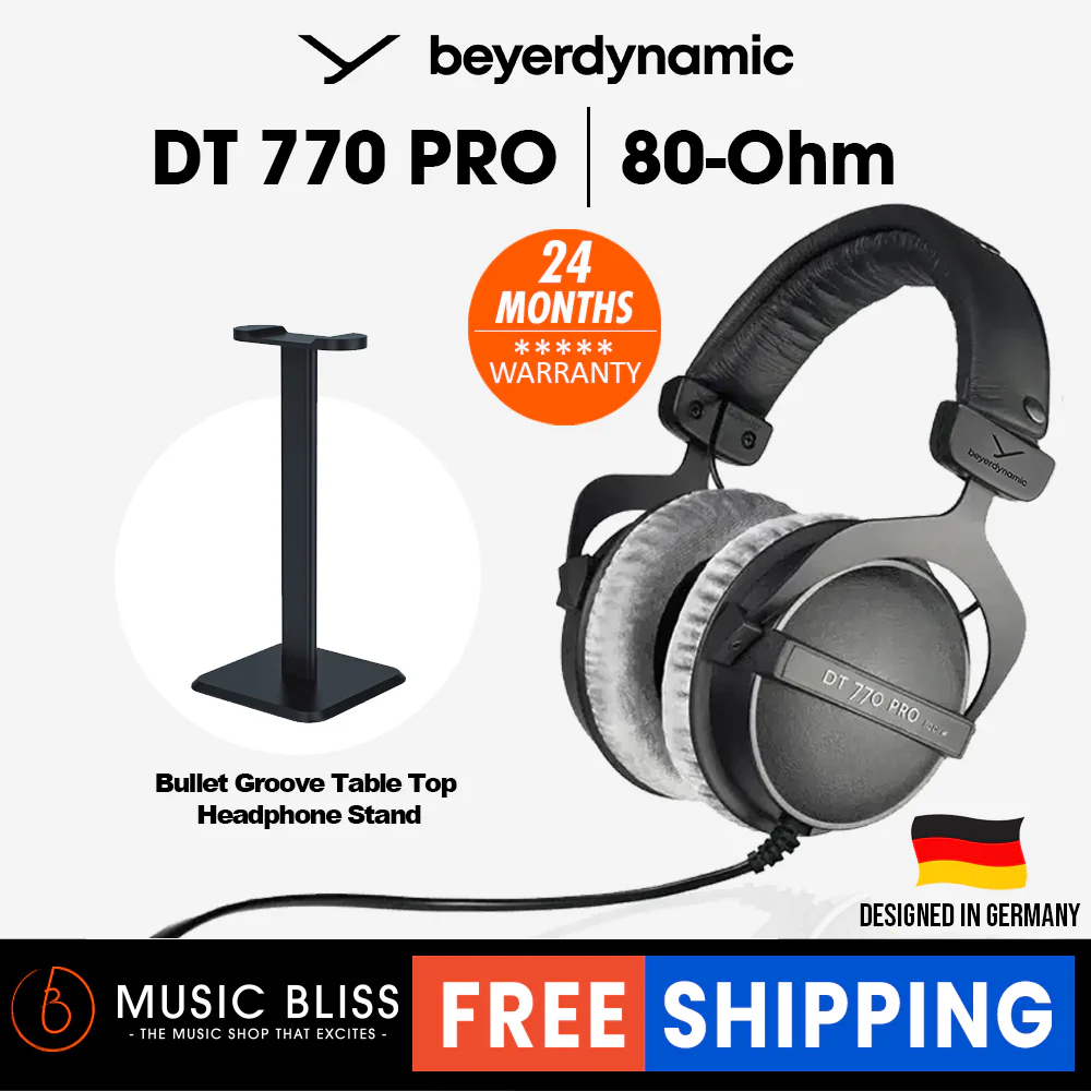Beyerdynamic DT 770 PRO 80 Ohm Over-Ear Studio Headphones. Enclosed Design, Wired for Professional Recording and Monitoring - Image 3