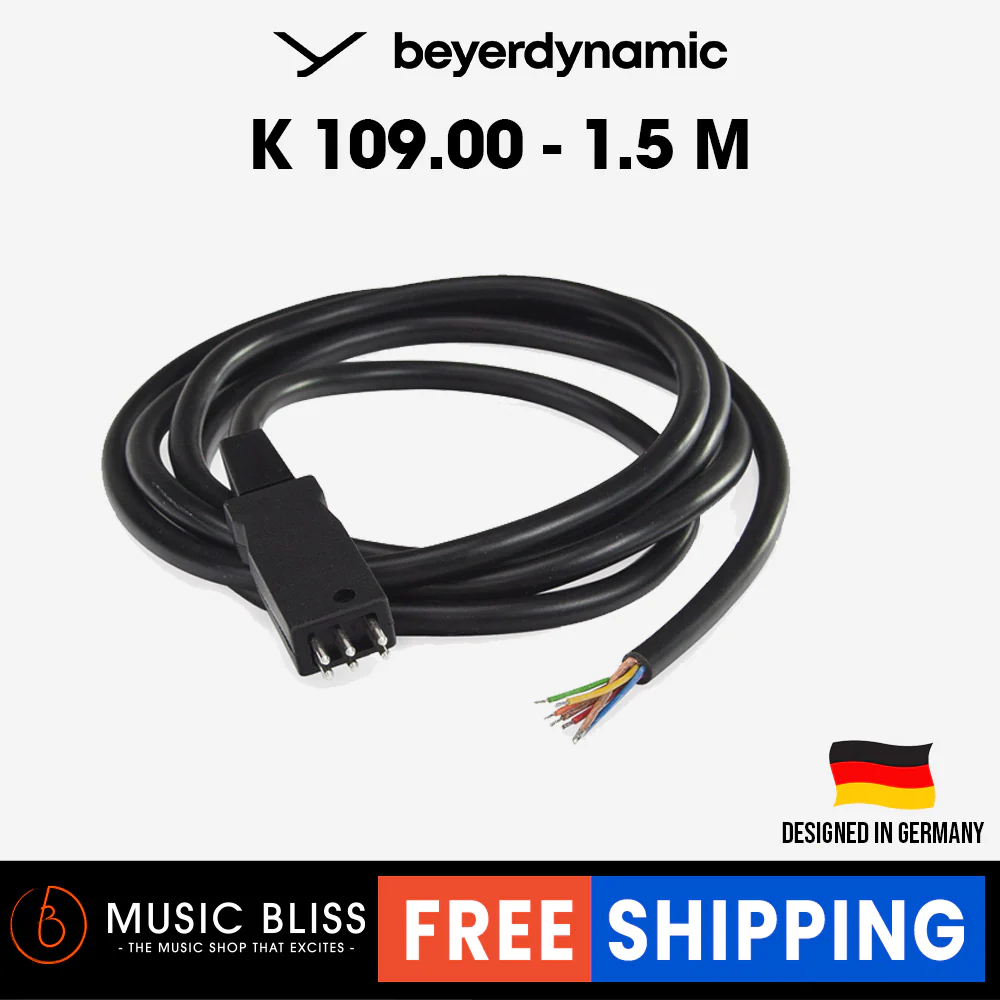 Beyerdynamic K 109.00 - 1.5 m Connecting cable for DT 109 series with free ends (standard cable)