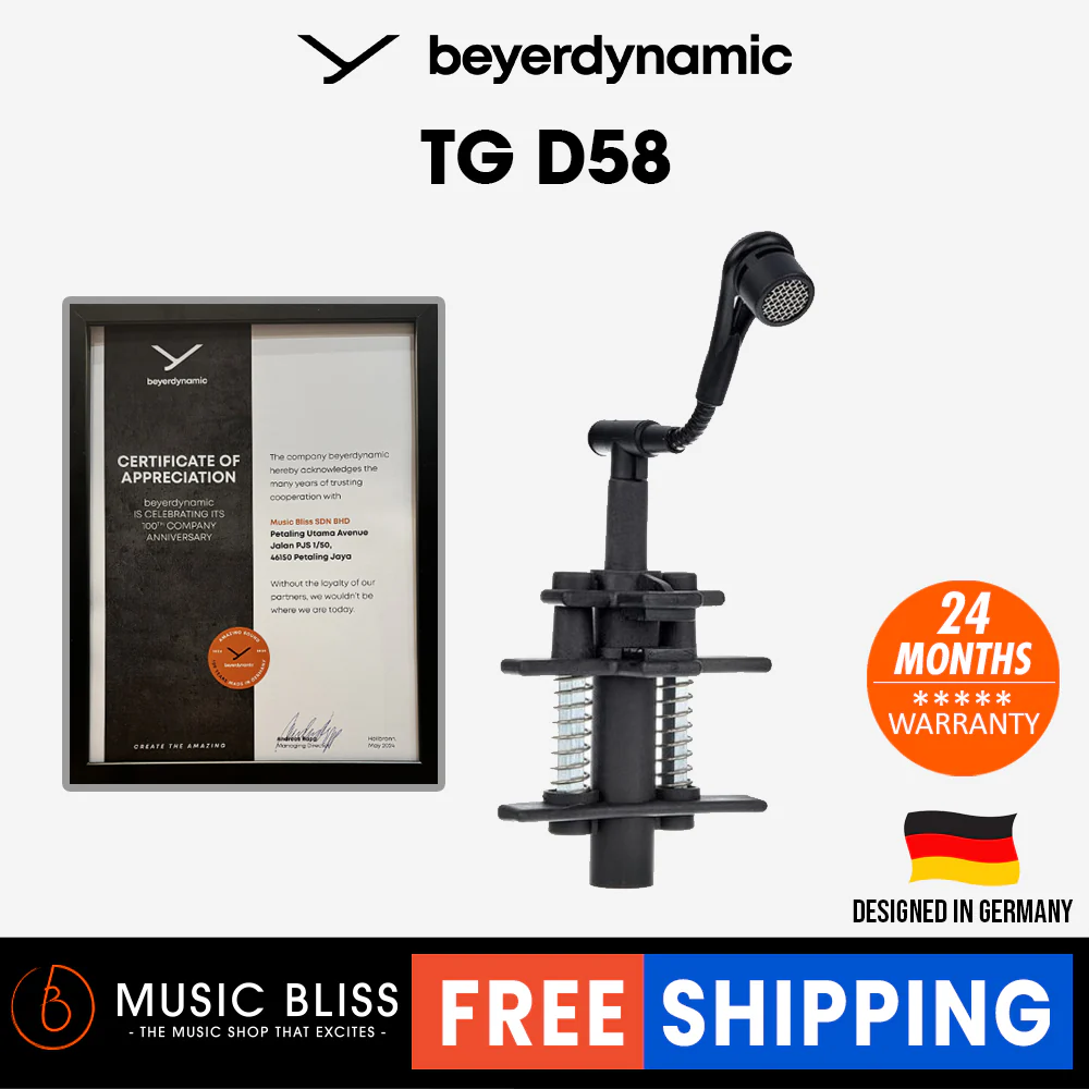 Beyerdynamic TG D58 Cardioid Condenser Drum Microphone - Image 2