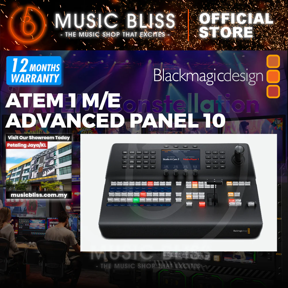 Blackmagic Design ATEM 1 M/E Advanced Panel 10 Video Switching Controller