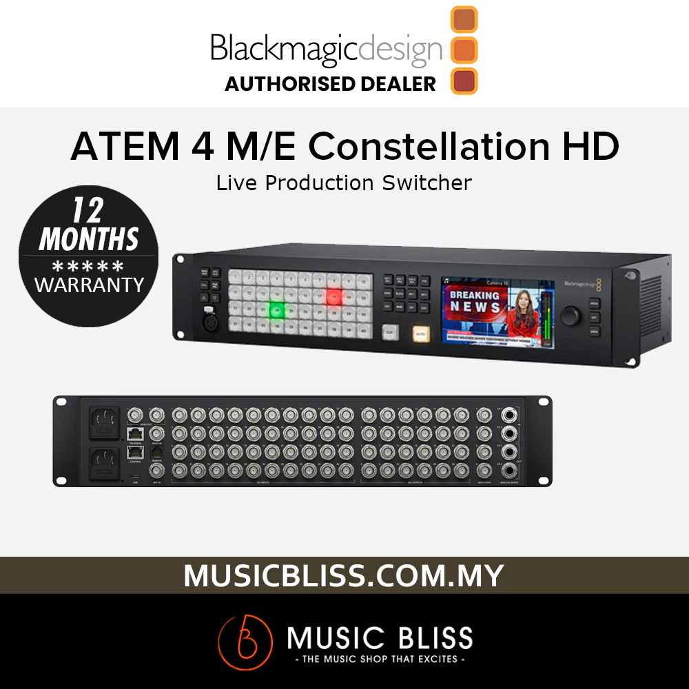 Blackmagic Design ATEM 4 M/E Constellation HD Live Production Switcher