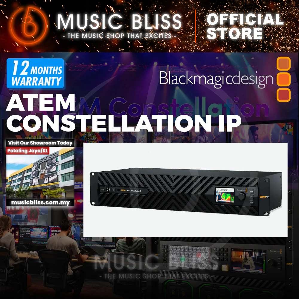 Blackmagic Design ATEM 4 M/E Constellation IP Live Production Video Switcher