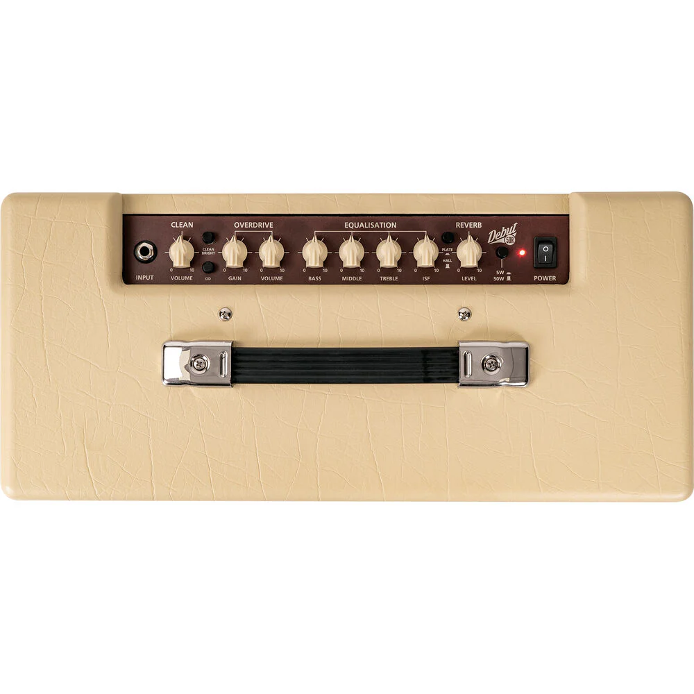 Blackstar Debut 50R 1x12" 50-watt Combo Amplifier - Cream Oxblood - Image 3