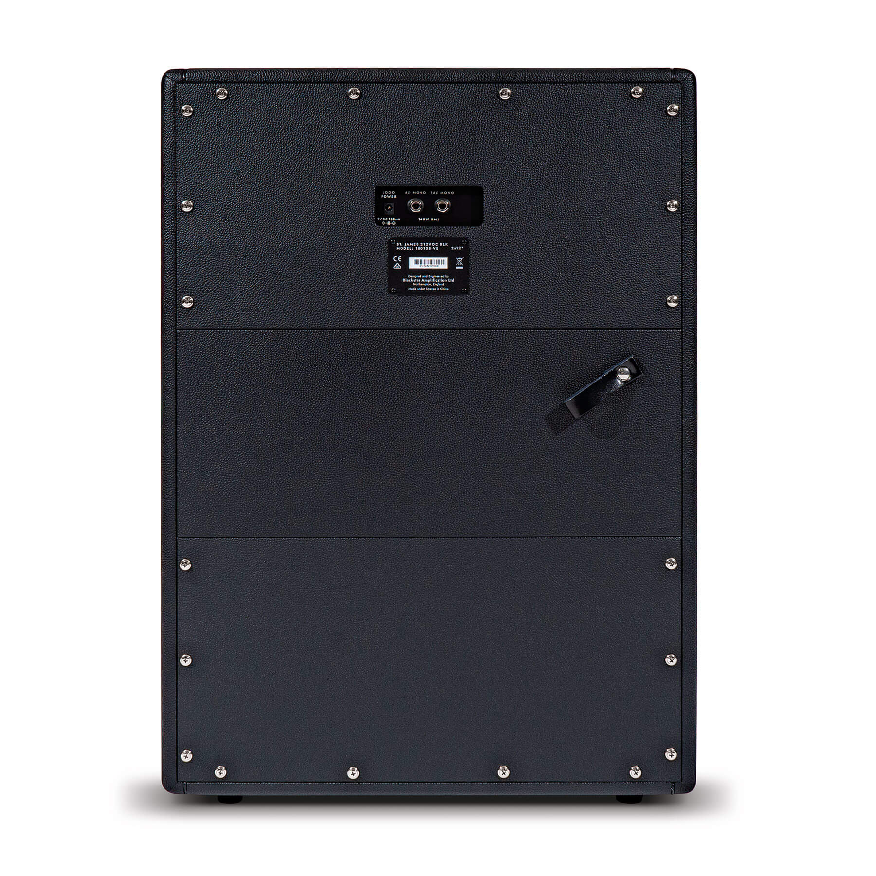 Blackstar St. James 212VOC 2x12in 140-Watt Guitar Amp Cabinet, Black - Image 4