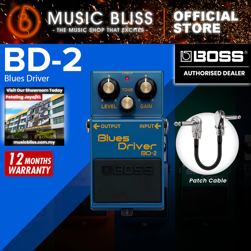 Boss BD-2 Blues Driver Guitar Effects Pedal