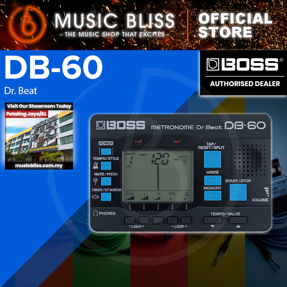 Boss DB-60 Dr. Beat Metronome w/Patterns