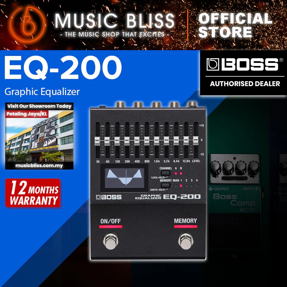 Boss EQ-200 Graphic Equalizer Pedal
