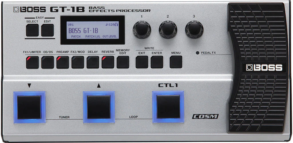 Boss GT-1B Bass Multi-effects Processor with Original Boss Adapter - Image 2