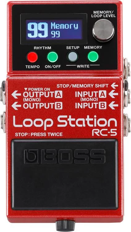 Boss RC-5 Loop Station Compact Phrase Recorder Pedal - Image 3