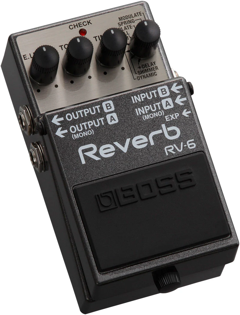 Boss RV-6 Digital Reverb Guitar Effects Pedal - Image 4