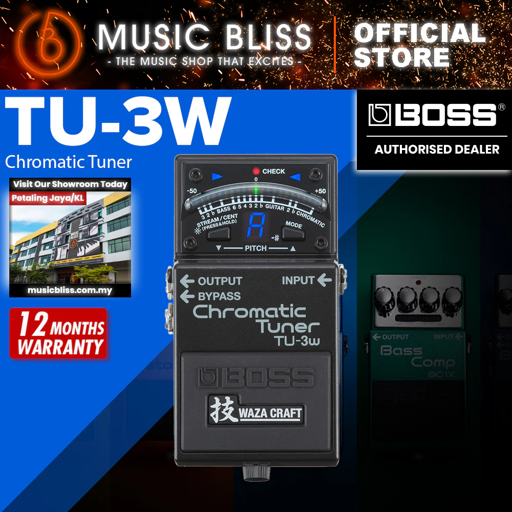 Boss TU-3W Waza Craft Chromatic Tuner with Bypass - Image 2