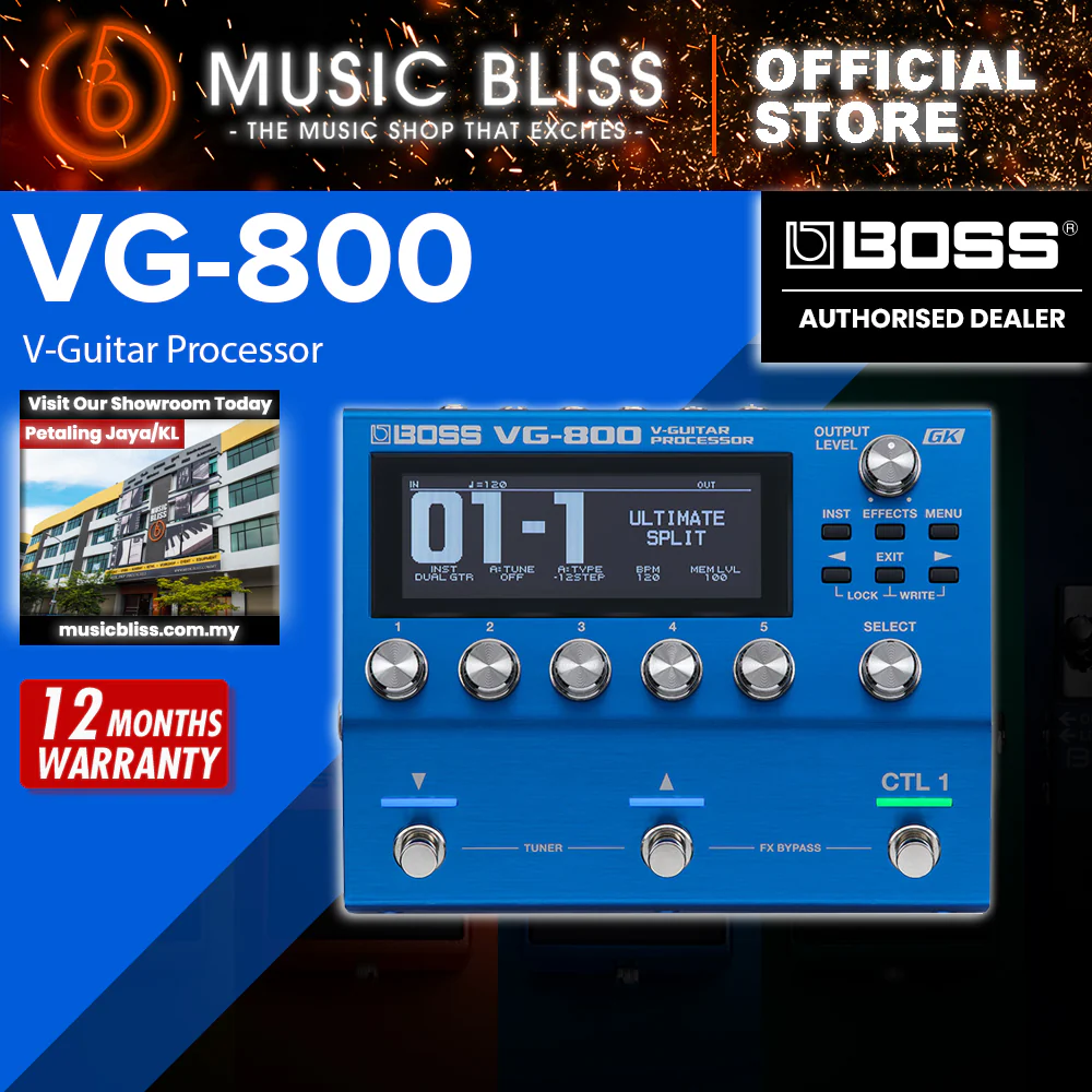 Boss VG-800 V-Guitar Processor for Guitar and Bass