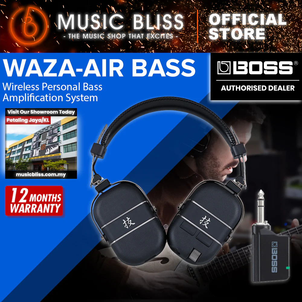 Boss Waza-Air Bass Guitar Wireless Headphone Amp