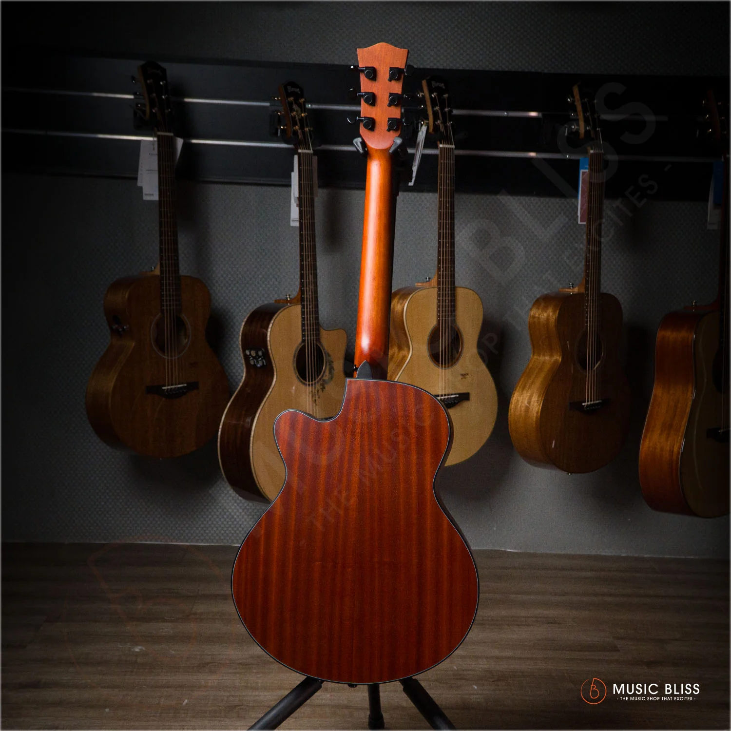 Caesar WL-700-N Budget Beginner 40-inch Matte Cutaway Body Acoustic Guitar - Natural - Image 5