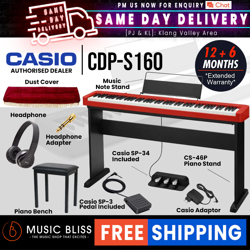 Casio CDP-S160 88-key Digital Piano Home Package - Image 2
