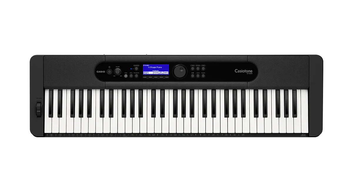 Casio CT-S400 61-key Ultra-Portable Arranger Keyboard with FREE Keyboard Stand - Black - Image 4