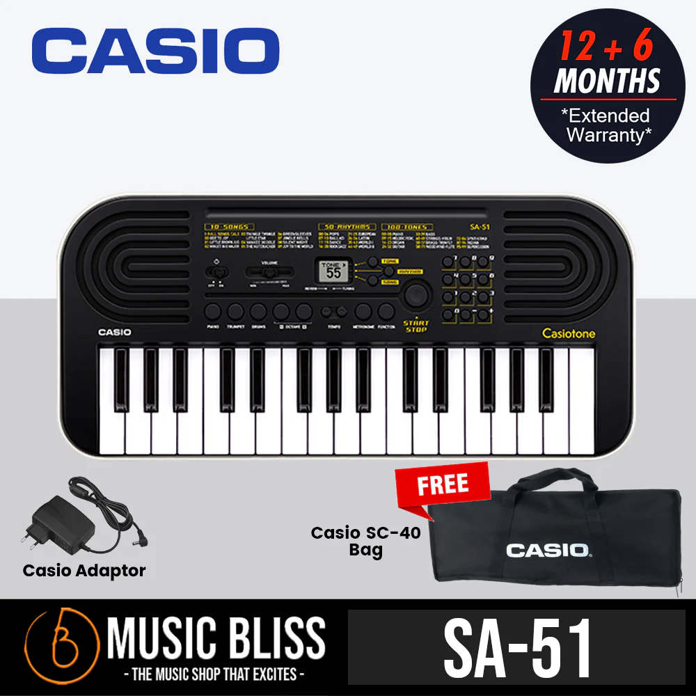 Casio SA-51 32-Keys Mini Keyboard