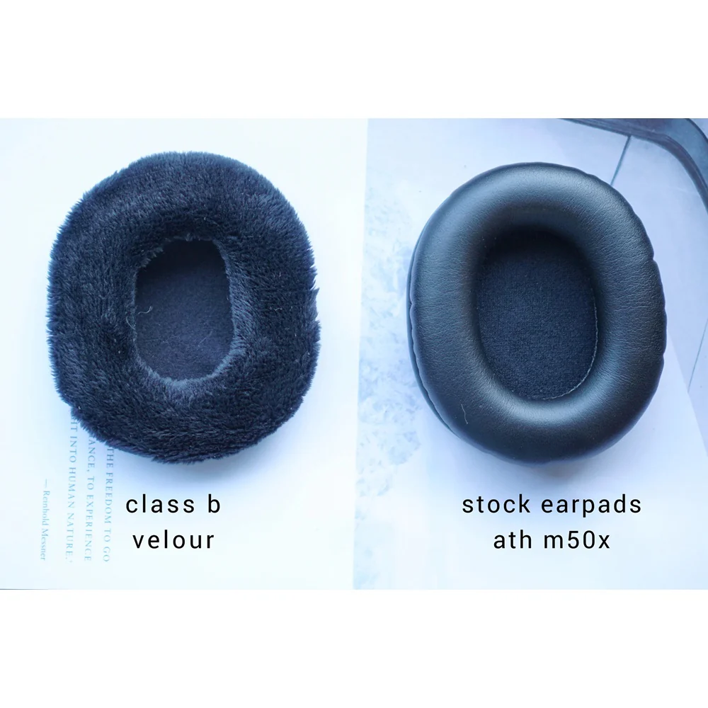 Class B Velour Replacement Earpad for Audio Technica ATH-M20x, ATH-M30x, ATH-M40x, ATH-M50x - Image 2