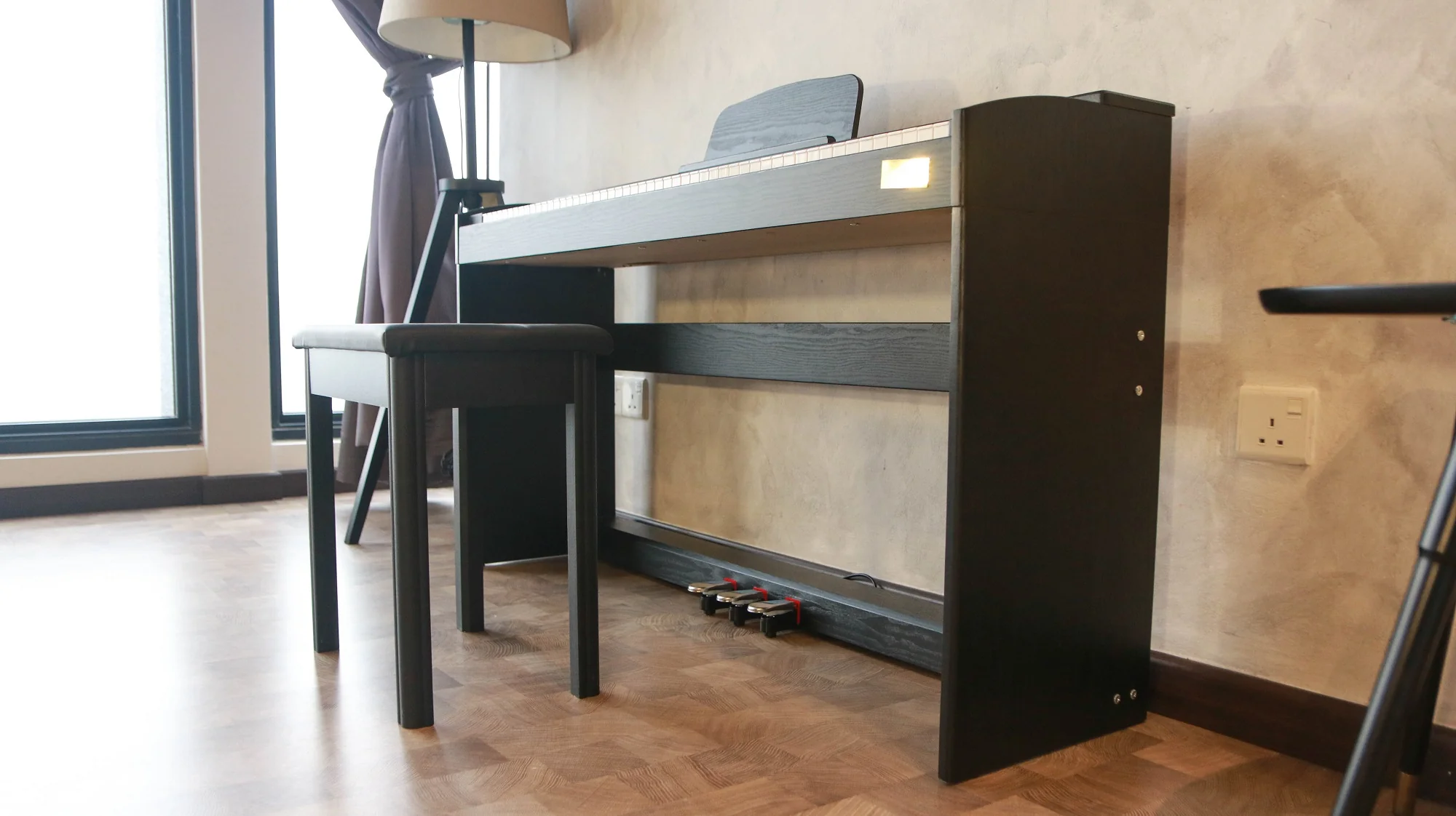 Claydeman Aurora MDP-45 88-Keys Home Digital Piano - Black [ Slim Weighted ] - Image 3