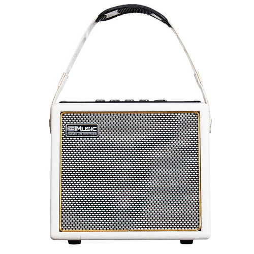 Cool Music BP-MINI 30-Watt Battery Powered Portable Amplifier - White - Image 2