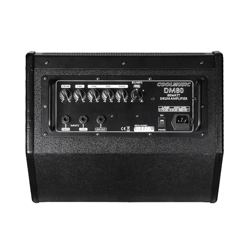 COOLMusic DM-80 80-Watt Bluetooth Professional Drum Amplifier - Image 3