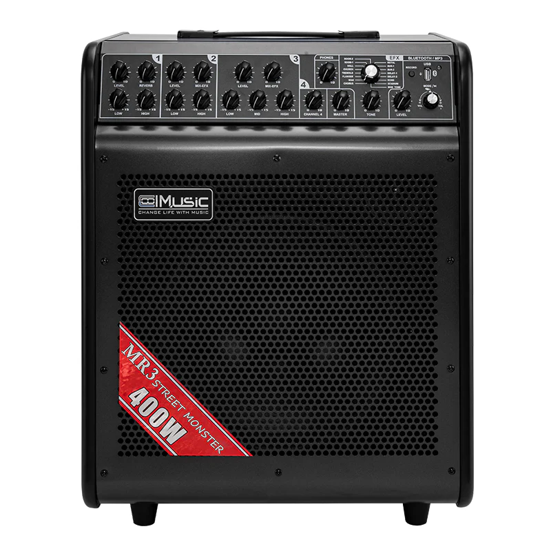 COOLMusic MR-3 400-Watt Battery Powered Multifunction Amplifier - Image 2