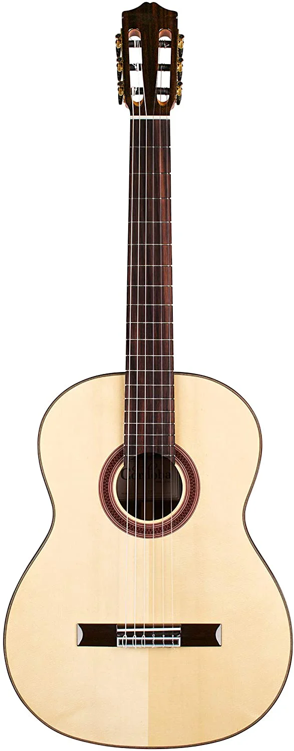 Cordoba C7 SP Guitar Pack - Solid European Spruce Top, Layered Rosewood Back & Sides, Best Classical Guitar For Intermediate Players - Image 3