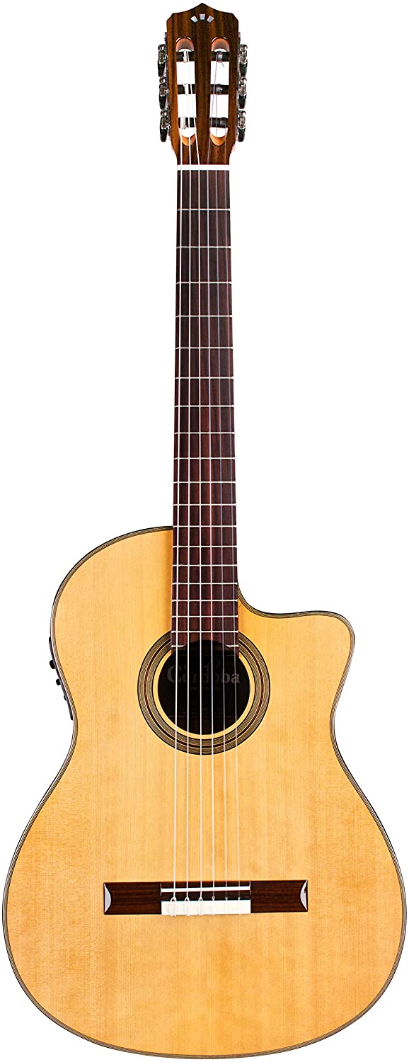 Cordoba Fusion 12 Natural CD - Solid Canadian Cedar Top, Mahogany Back & Sides - Image 3