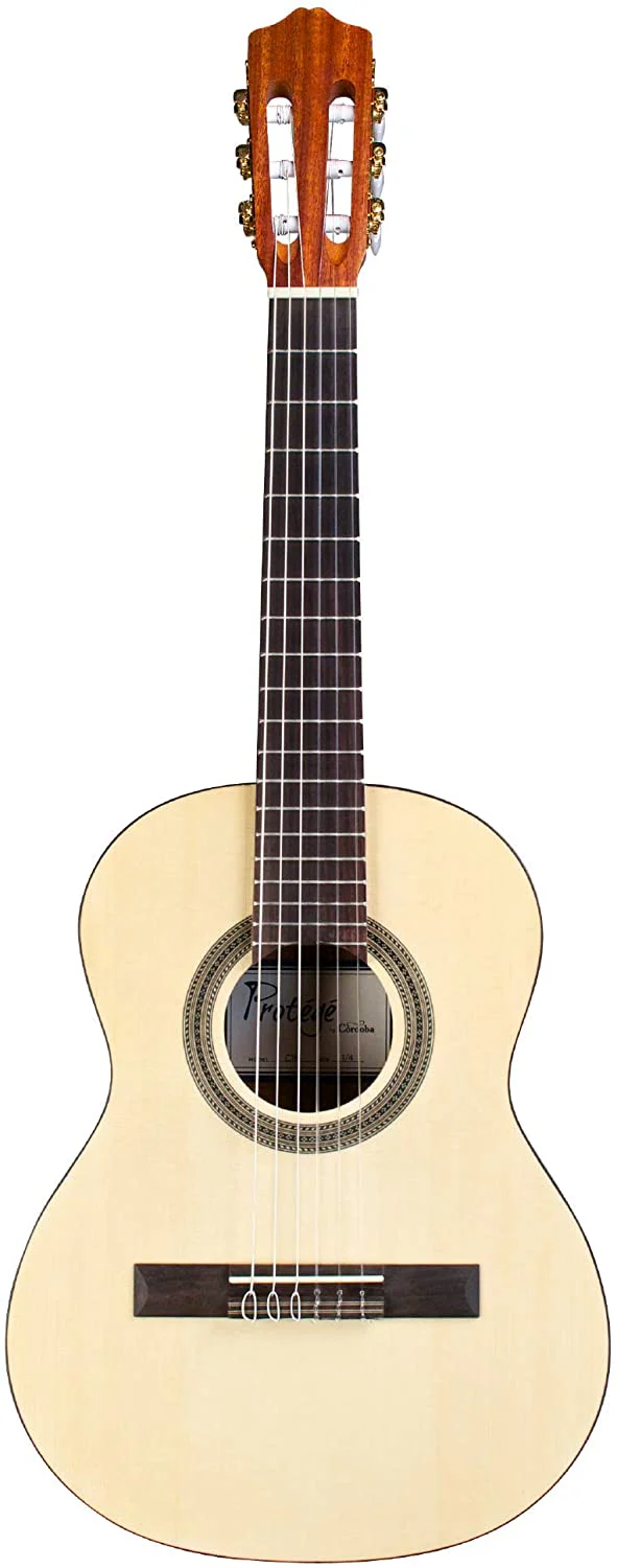 Cordoba Protege C1M 1/4 Size - Spruce Top, Mahogany Back & Sides, Entry Level Best Beginner Classical Guitar for Kids 5 - 6 Years Old, Small Size Beginners Classical Guitar - Image 2