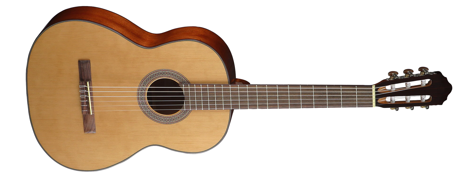 Cort AC200 Classical Guitar with Bag - Open Pore - Image 3