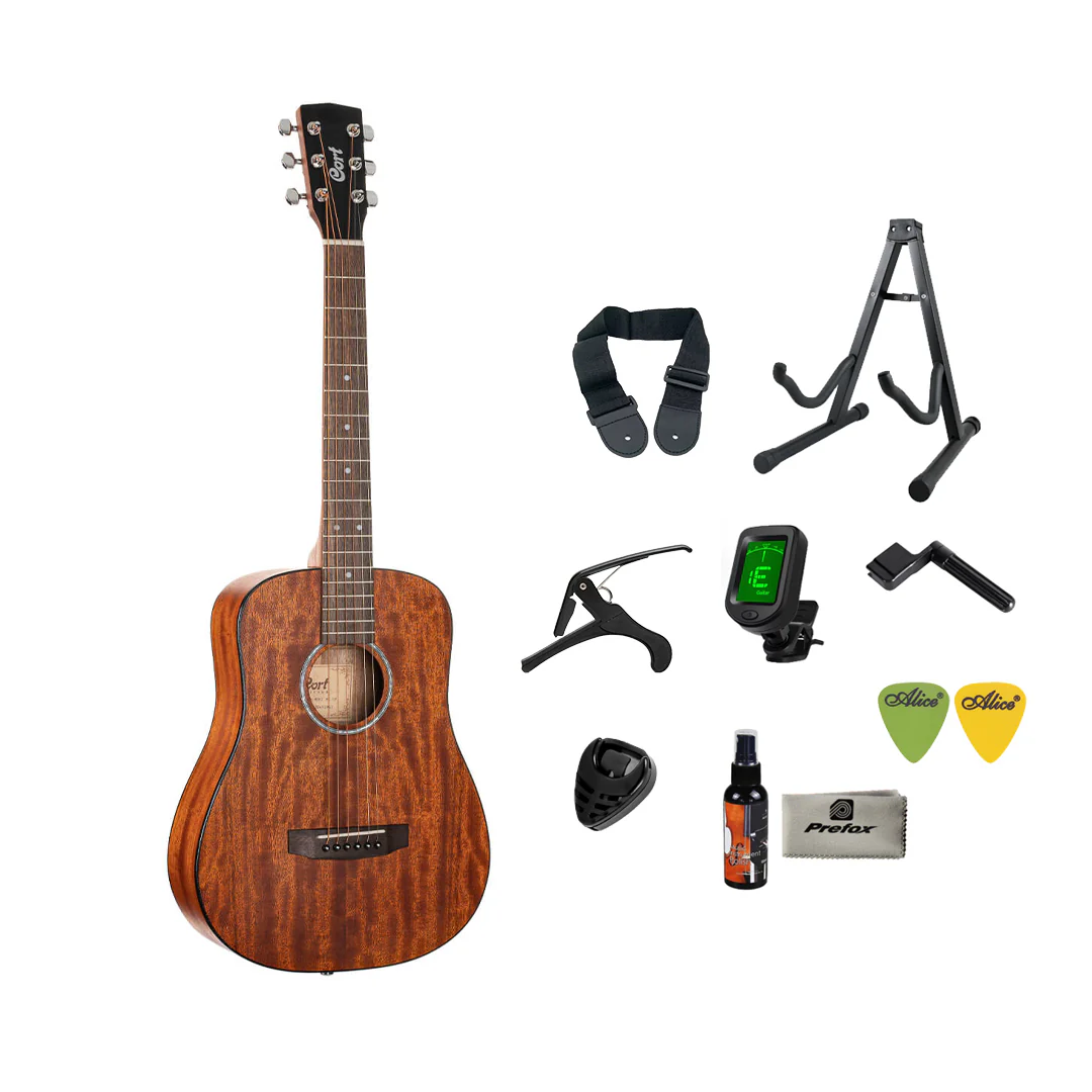 Cort AD Mini M Acoustic Guitar with Bag - Image 2