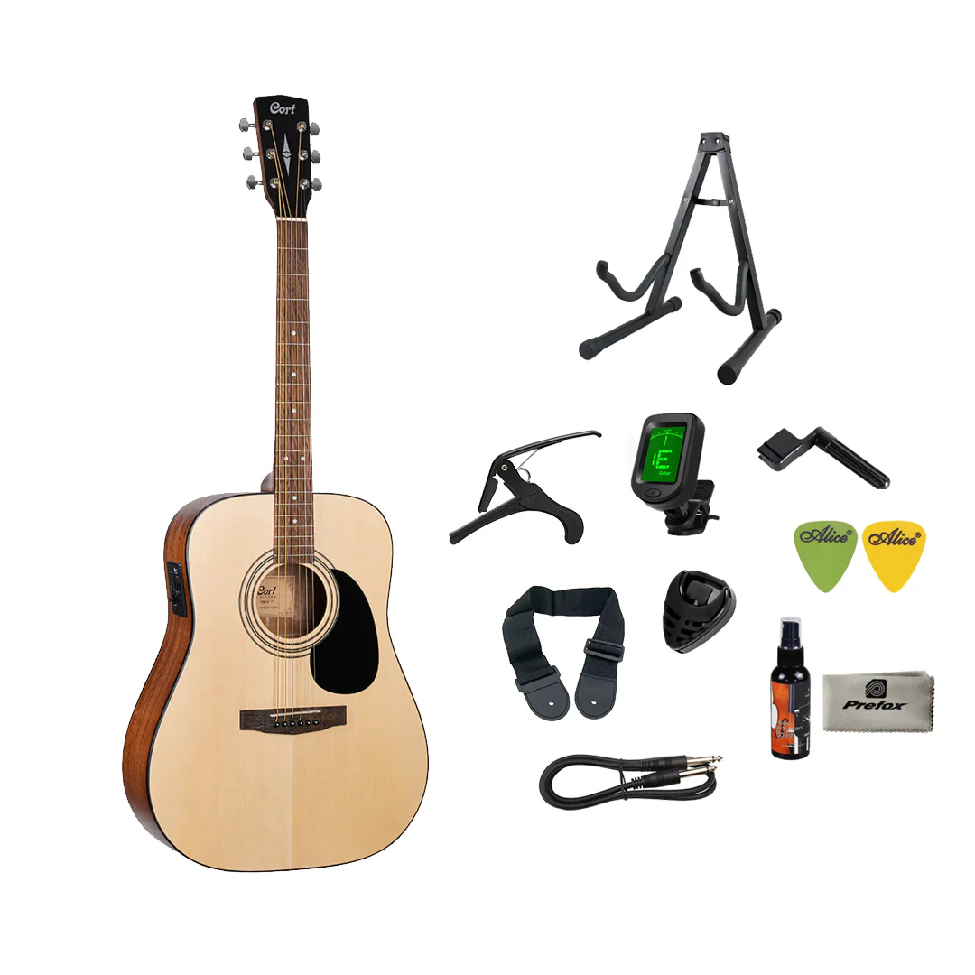 Cort AD810E Acoustic Guitar with Bag - Image 2