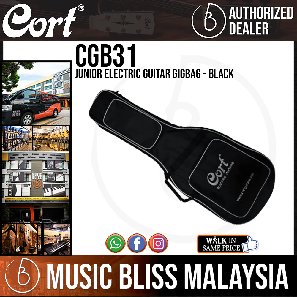 Cort CGB31 Junior Electric Guitar Gigbag - Black