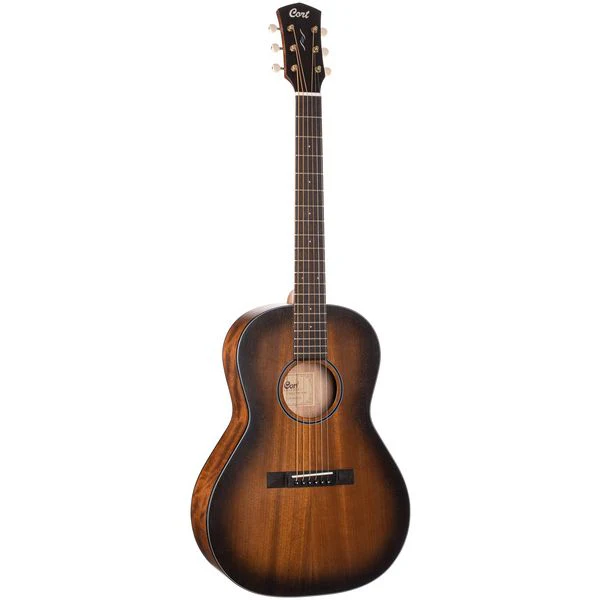 Cort Core-PE AMH all Mahogany Acoustic Guitar with Bag - Image 2