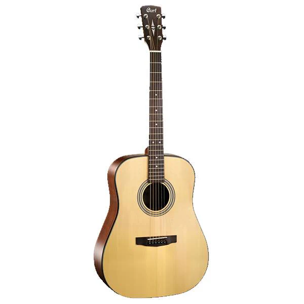 Cort Earth60 Acoustic Guitar with Bag - Open Pore Natural - Image 3