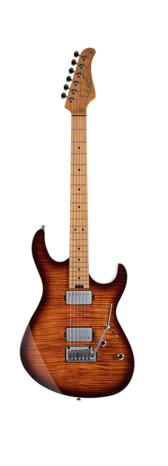 Cort G290 FAT II Electric Guitar with Bag - Antique Violin Burst - Image 2