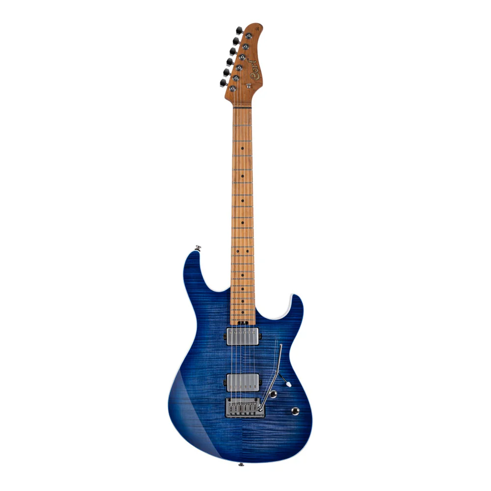 Cort G290 FAT II Electric Guitar with Bag - Bright Blue Burst - Image 2