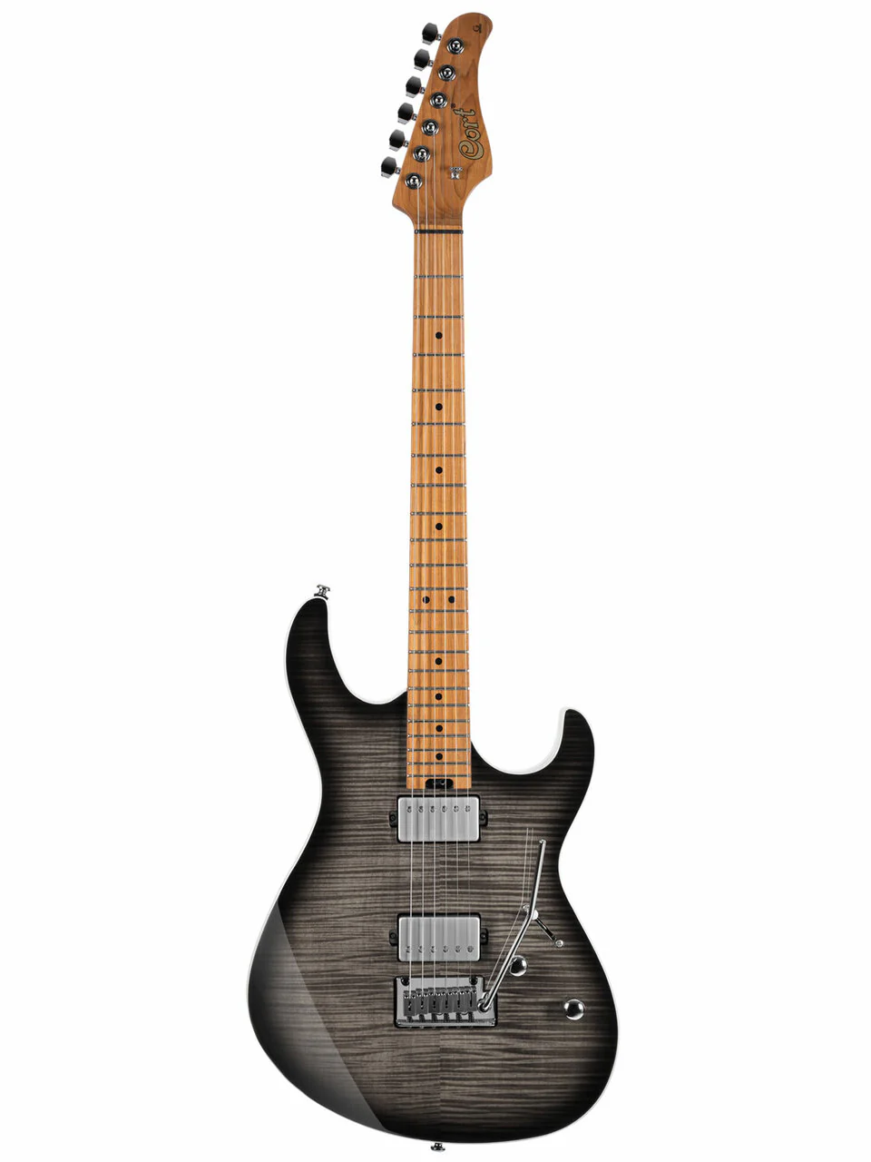 Cort G290 FAT II Electric Guitar with Bag - Trans Black Burst - Image 2