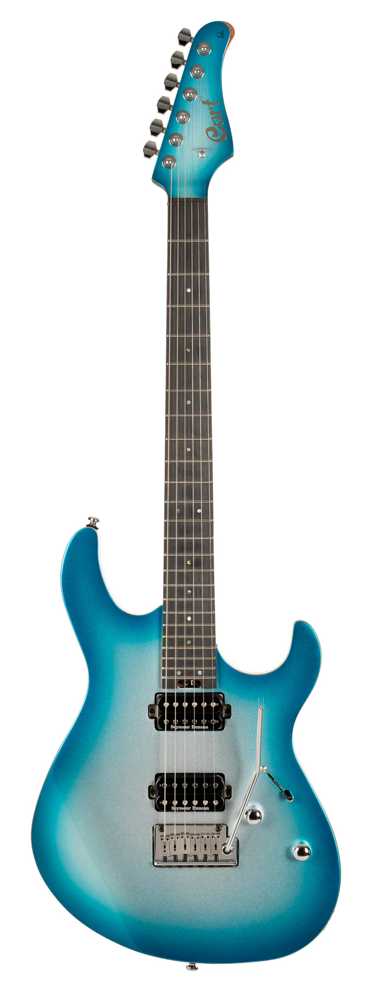 Cort G300 Glam Electric Guitar with Bag - Polar Ice Metallic Burst - Image 2
