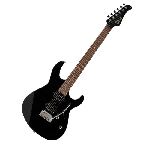 Cort G300 Pro Black Electric Guitar with Bag - Image 2