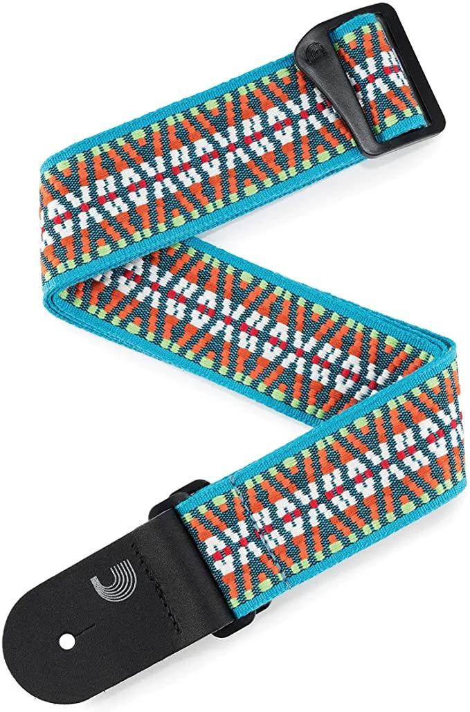 D'Addario 50G09 Sunset Hootenanny Woven Guitar Strap - Image 2