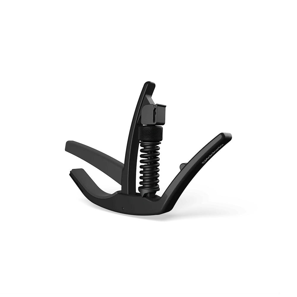 D'Addario PW-CP-10 Artist Capo, Adjustable Tension, Black - Image 2