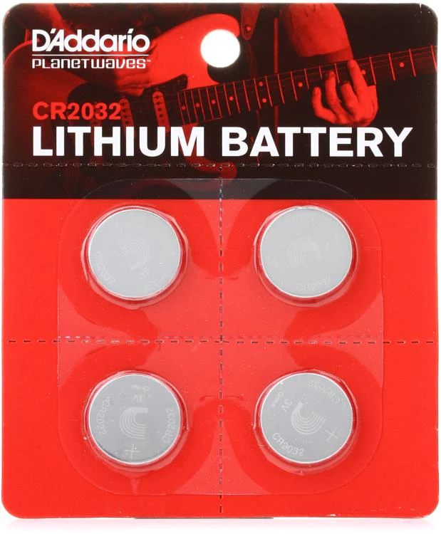 D'Addario PW-CR2032-04 CR2032 Battery 4-pack - Image 2