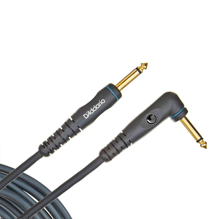 D'Addario PW-GRA-10 Custom Series Instrument Cable, Right Angle - 10 feet - Image 2