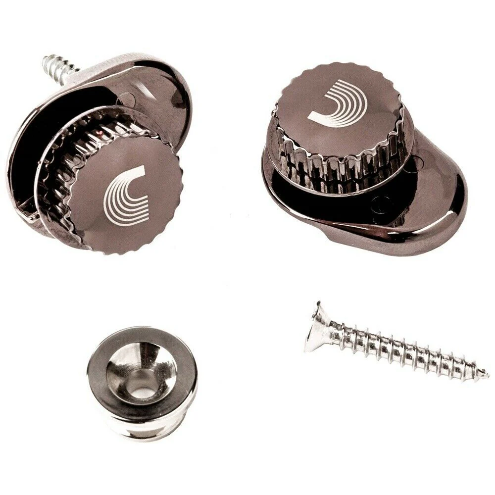 D'Addario PW-SLS-02 Universal Strap Lock System - Nickel - Image 2