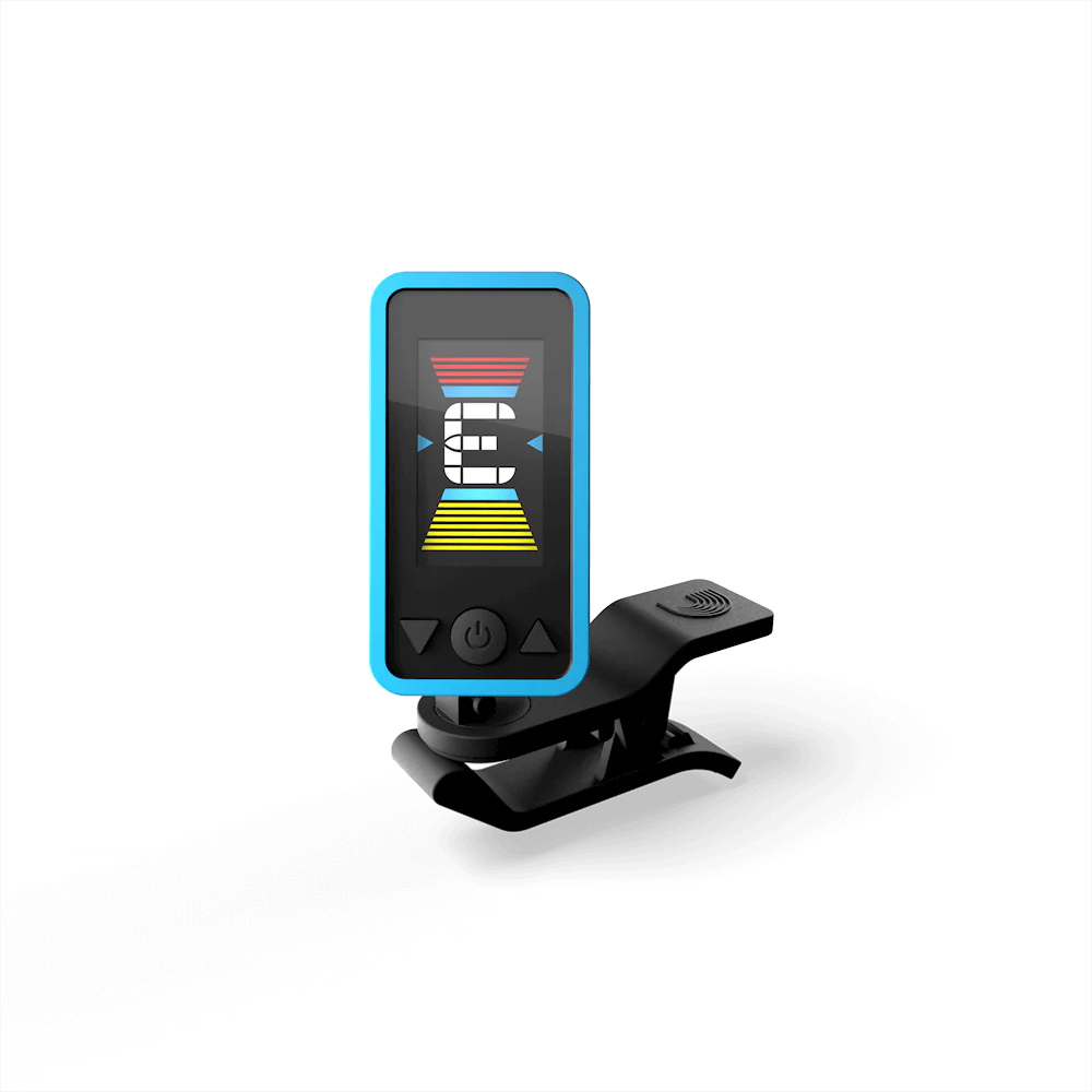 D'Addario PW-CT-17BU Eclipse Headstock Tuner - Blue - Image 2
