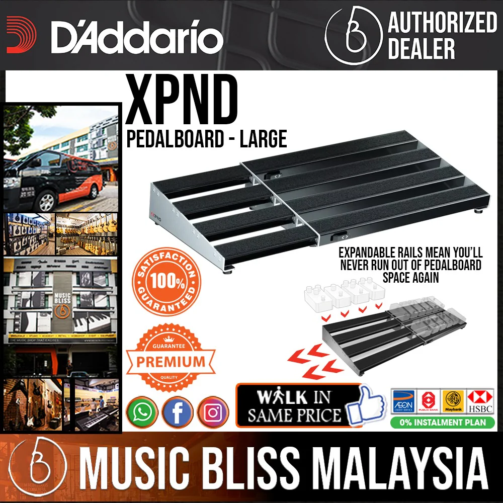 D'Addario XPND Pedalboard - Large
